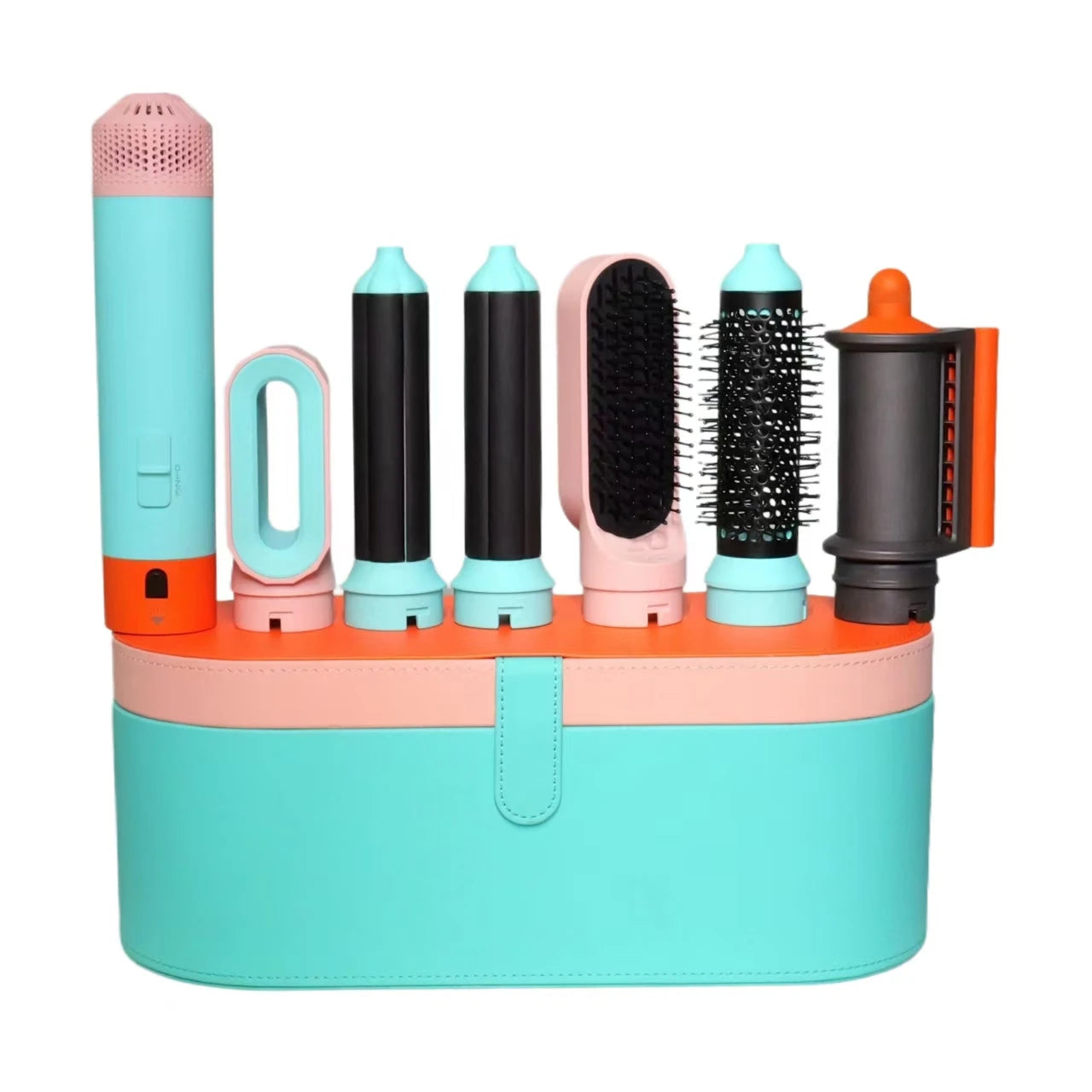 6-in-1 Multifunctional Hot Air Styling Brush with Curling Barrel