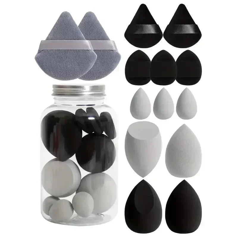 Makeup Sponge Puff Set – 12 or 14-Piece Foundation Blender dylinoshop