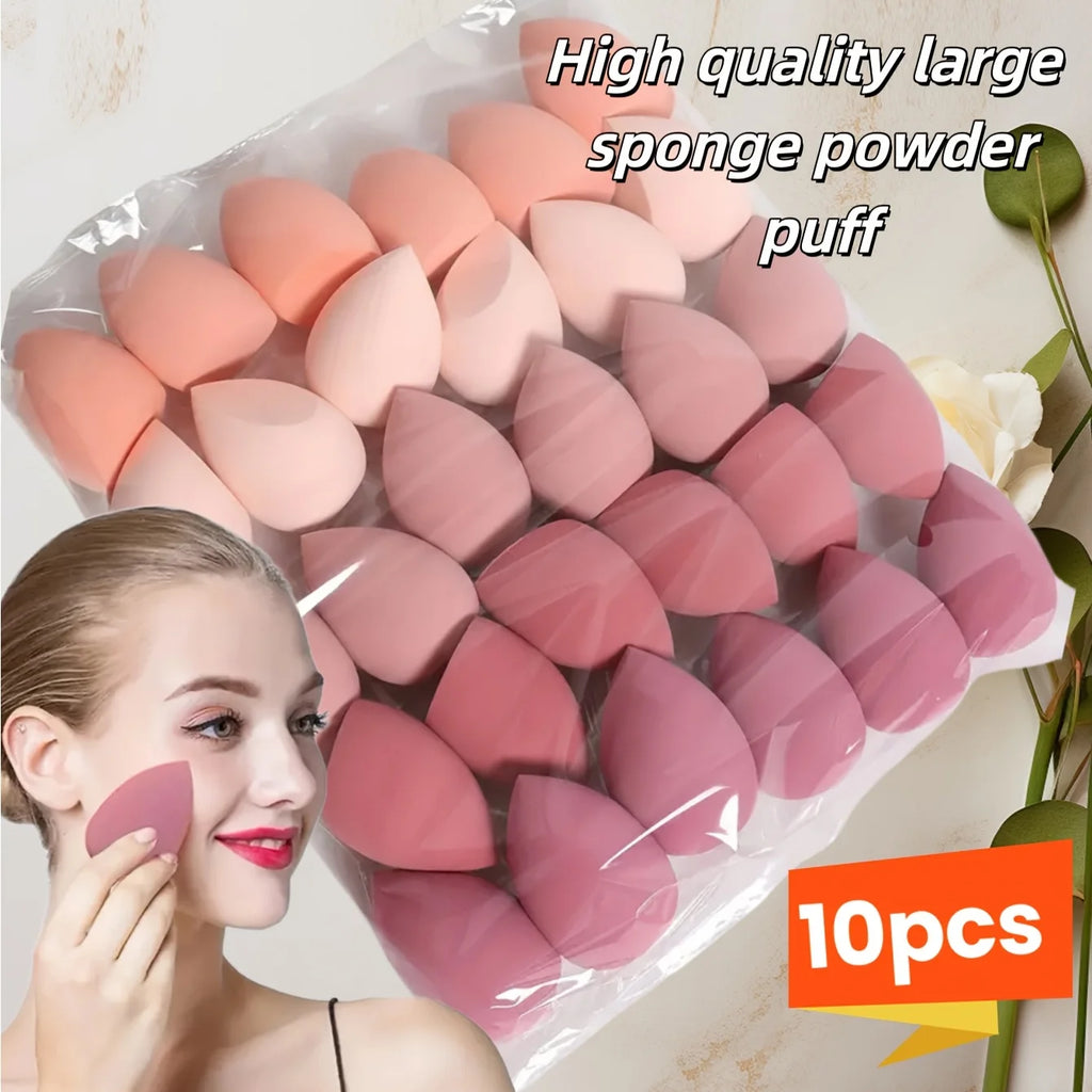 Rainbow Makeup Sponge Set 5-10PCS - Vegan Dual Use Blender for Liquid & Powder | Hypoallergenic Travel Essentials Fragrance-Free