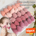 Rainbow Makeup Sponge Set 5-10PCS - Vegan Dual Use Blender for Liquid & Powder | Hypoallergenic Travel Essentials Fragrance-Free