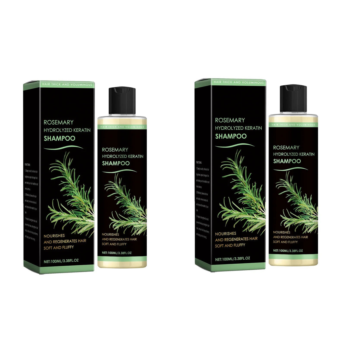 Rosemary Natural Shampoo Hair Thickness Loss Deep Nourishing Scalp Care Strengthen Repair Damaged Oil Control For Men Women dylinoshop