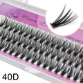 Moonlily High Quality 20D 30D Artificial Mink Eyelashes Grafted Professional Makeup Single Cluster Lashes Natural Soft Bundles