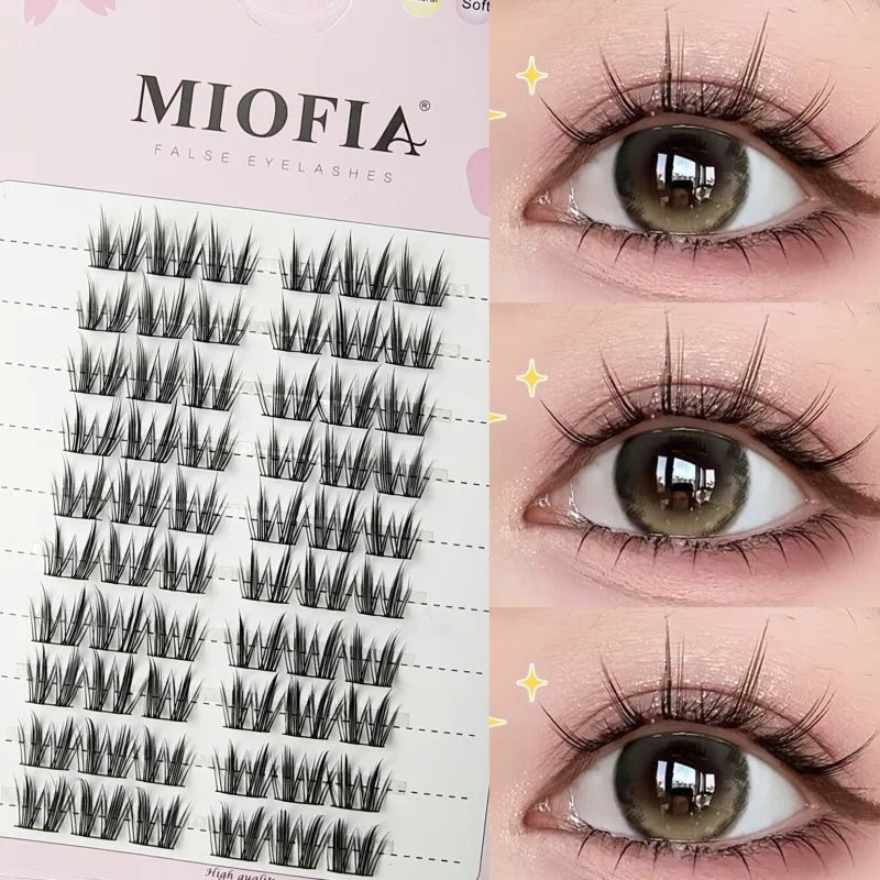 3D Volume Lash Clusters - 90 Bundles, Natural Long Style, DIY Eyelash Extensions dylinoshop