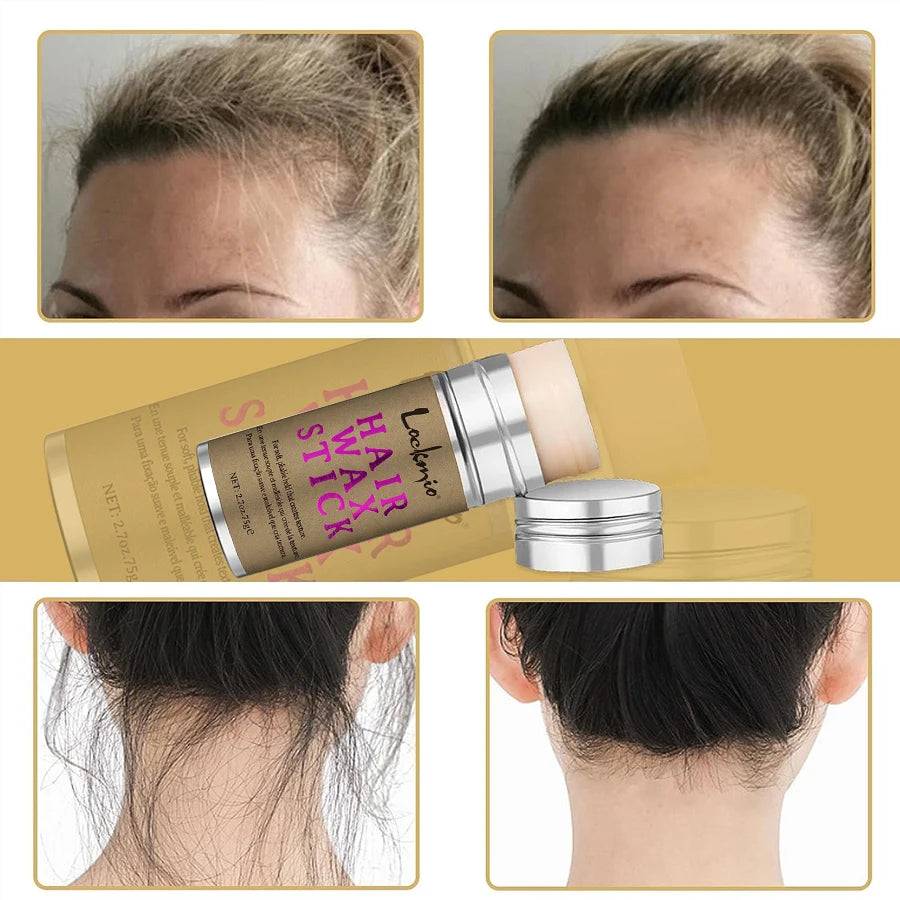 LOCKMIO Women Hair Wax Stick for Wigs Anti-frizz Flyaways Control Styling Wax Long-lasting Smooth Broken Back Hair Pomade Cream dylinoshop