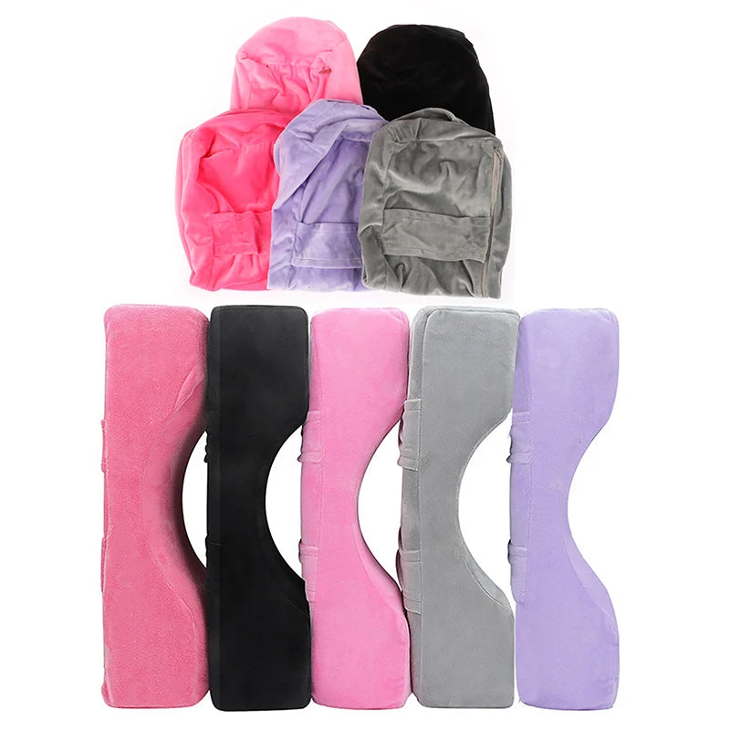 5 Colors Eyelash Extension Pillow  Cover Flannel Grafting Eyelashes Pillows Replace Cover Lash Pillow Cover  MakeUp Too