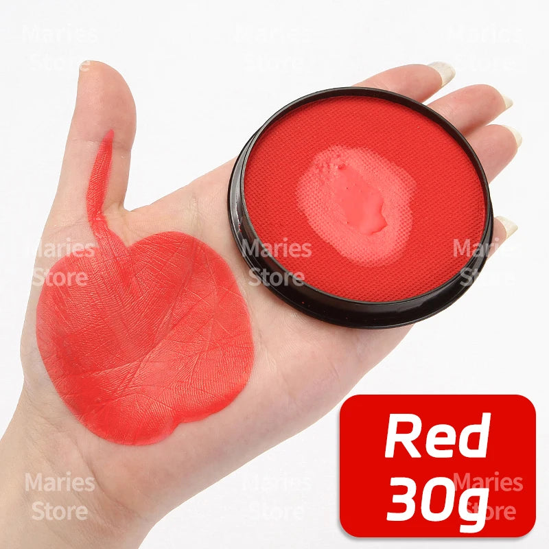 Water-Based Face & Body Paint, 30g - Single Color dylinoshop