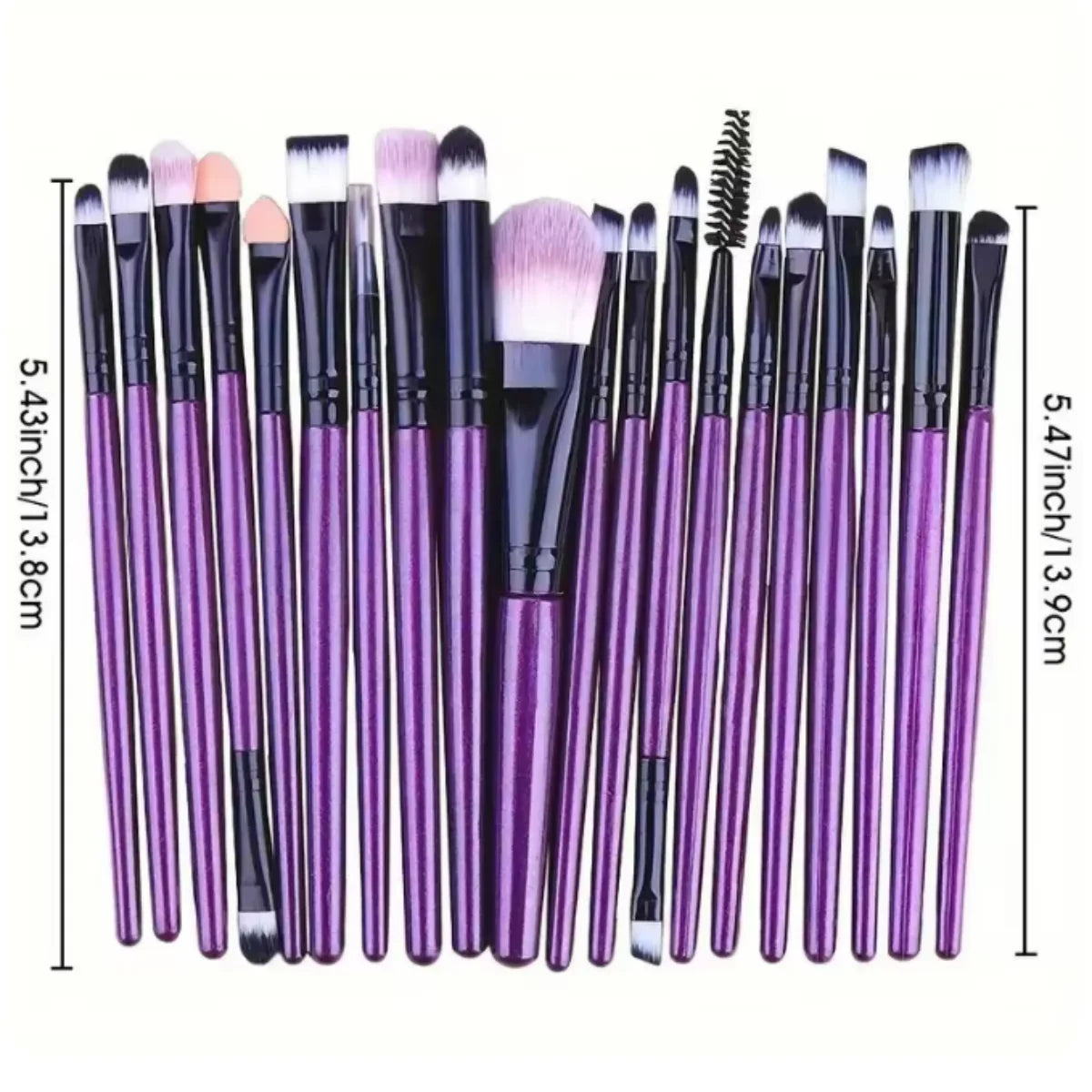 20Pcs Makeup Brush Set Eyeliner Brush Blending Brush Makeup Brushes for Cheeks Eye Cosmetic Foundation Brush Make Up Brushes Set