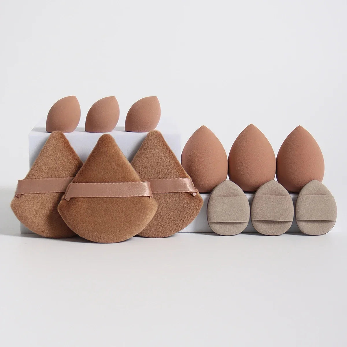 Makeup Sponge Set – Beauty Blending Puffs, 12 or 15 Pieces dylinoshop
