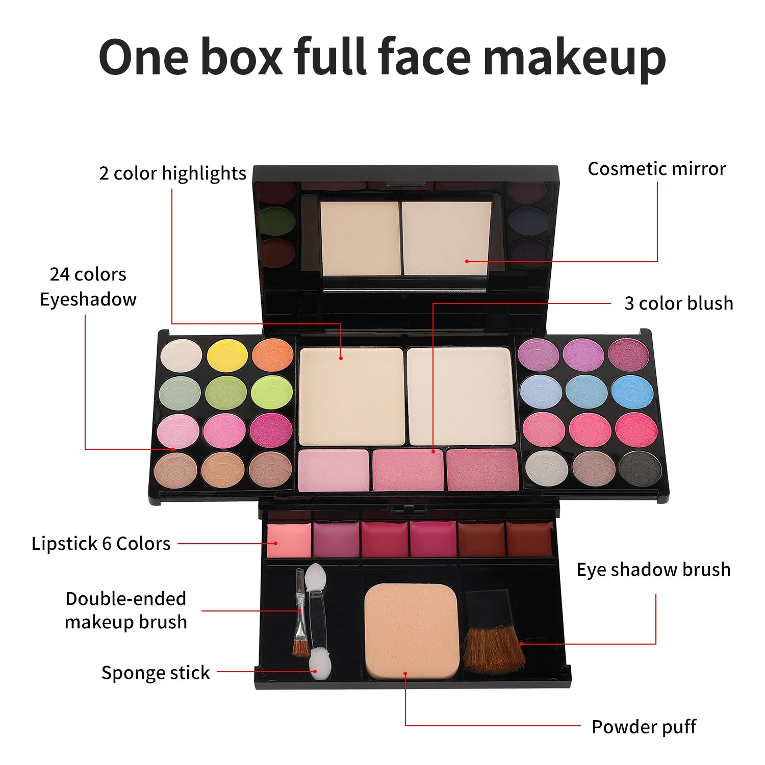 35 Color Pearl Eye Shadow Makeup Plate Nude Makeup Women Makeup Set Combination TYA 6173