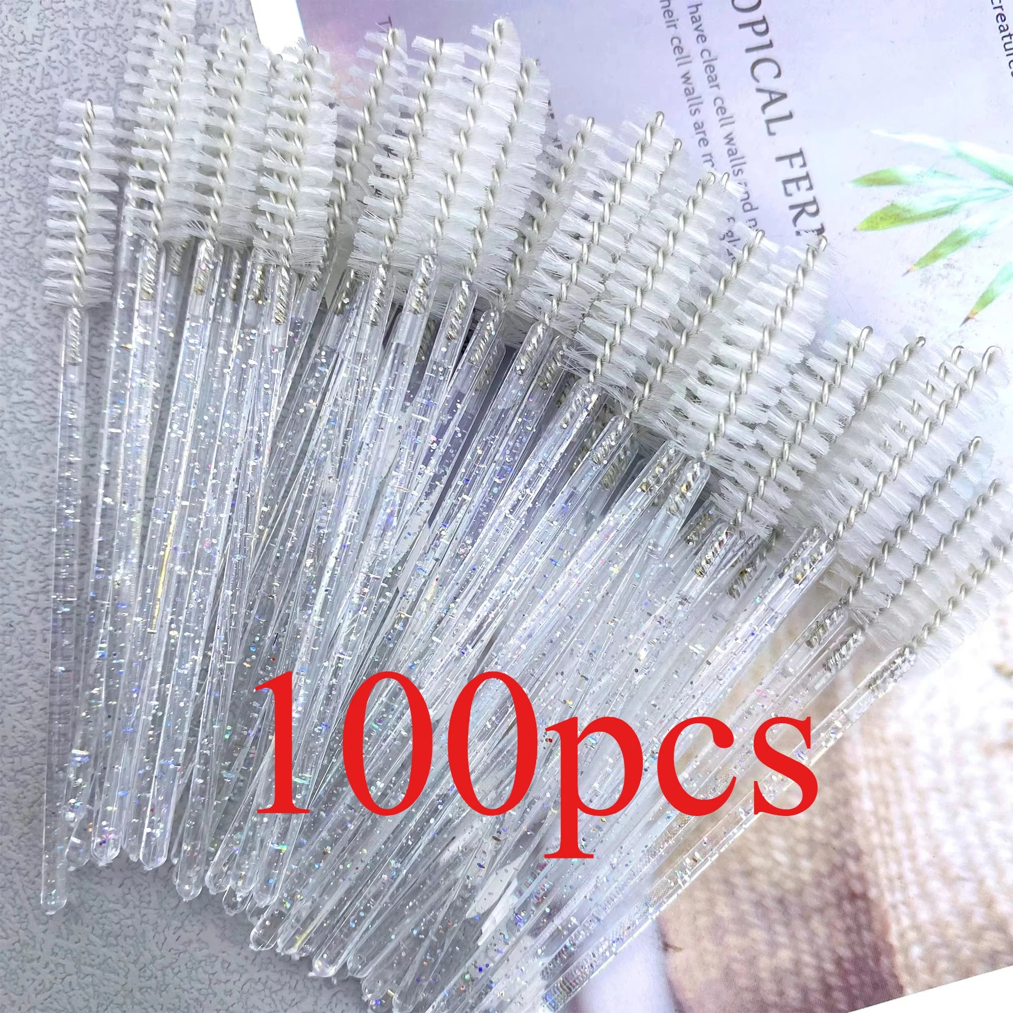100Pcs Eyelash Brushes Disposable Eyelashes Extension Brush Makeup Tool For Mascara Wands Applicator Spoolers Tools Wholesaler
