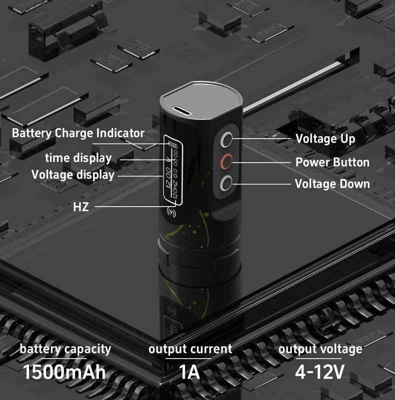 YILONG MAX Professional Tattoo Machine 2400mah Battery wireless Permanent Makeup Tattoo Pen Machine For Tattoo Body Artists