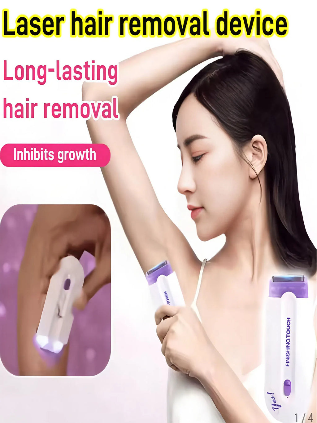 Professional Electric Shaver – Facial, Leg, Bikini & Body Hair Removal for Women