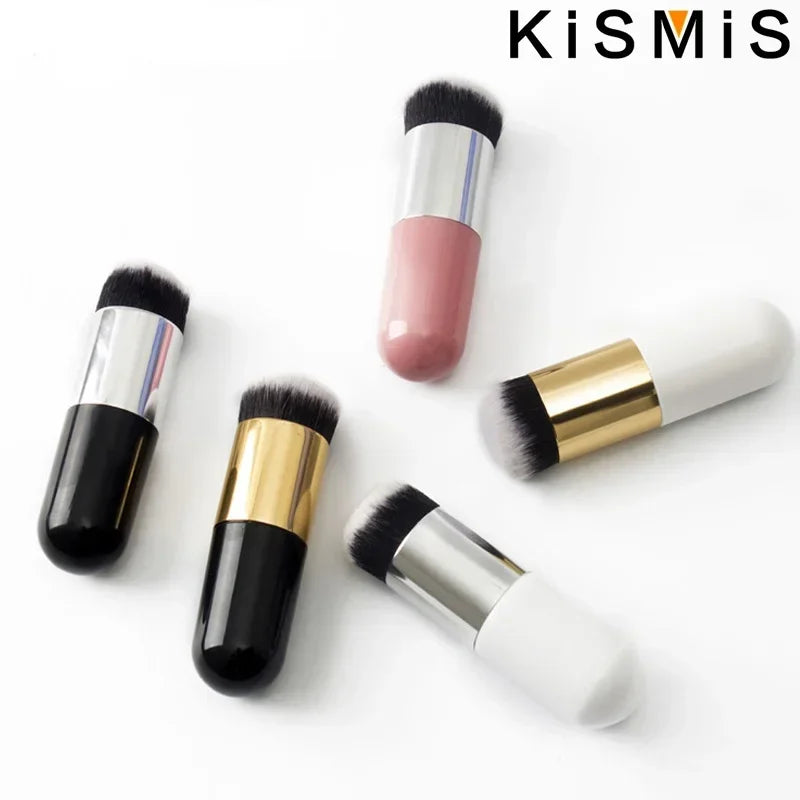 Professional Flat Cream Makeup Brushes Set Face Cheek Contour Blusher Foundation Brush Makeup Tools Flawless Application