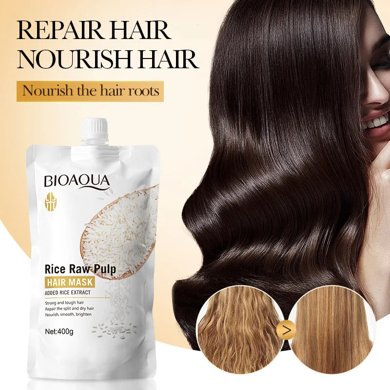 10/30/50/100/400g Magical Keratin Hair Mask 5 Seconds Repair Damaged Frizzy Hair Soft Smooth Shiny Rice Moisturizing Hair Care dylinoshop