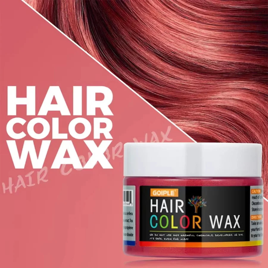 Valentine's Day DIY Hair Dyed Mud Hair Colour Wax Easy To Wash Coloring Cream One-time Hairs Beard and Eyebrows Colour Products dylinoshop
