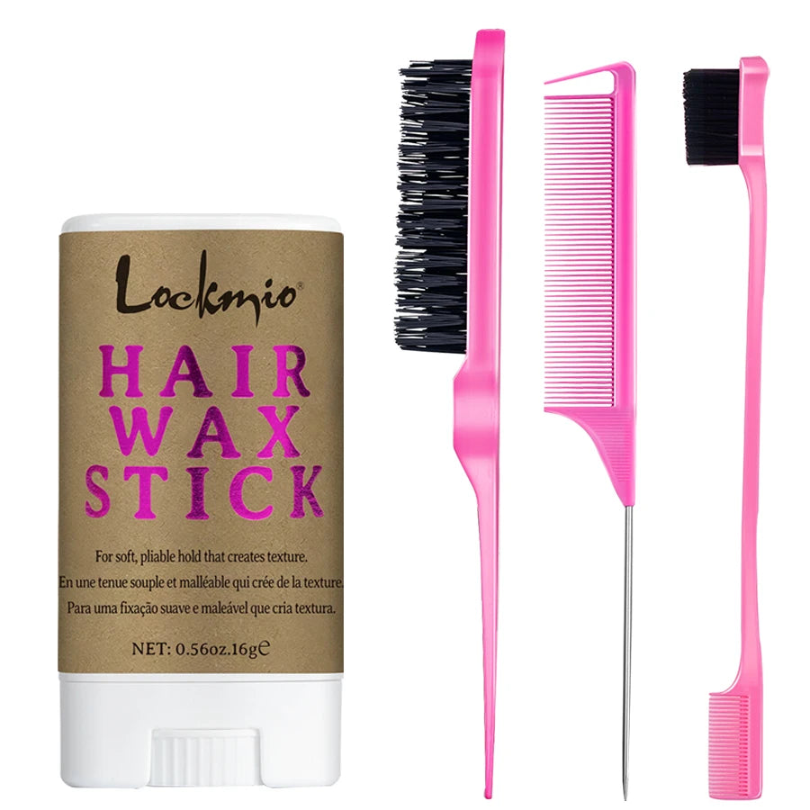 LOCKMIO Women Hair Wax Stick for Wigs Anti-frizz Flyaways Control Styling Wax Long-lasting Smooth Broken Back Hair Pomade Cream dylinoshop