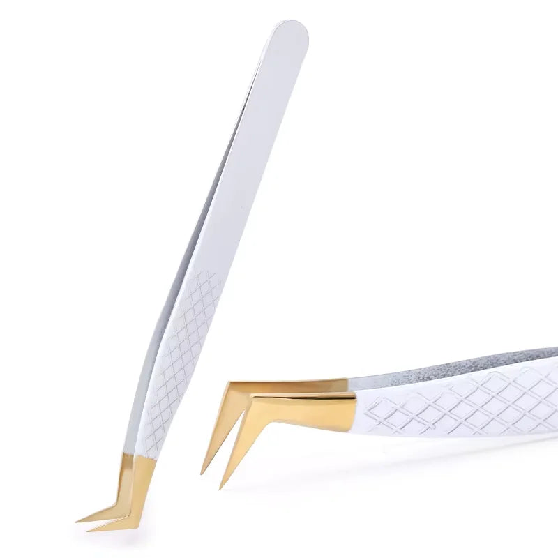 HMQ Beauty Anti-Static Stainless Steel Precision Tweezers dylinoshop