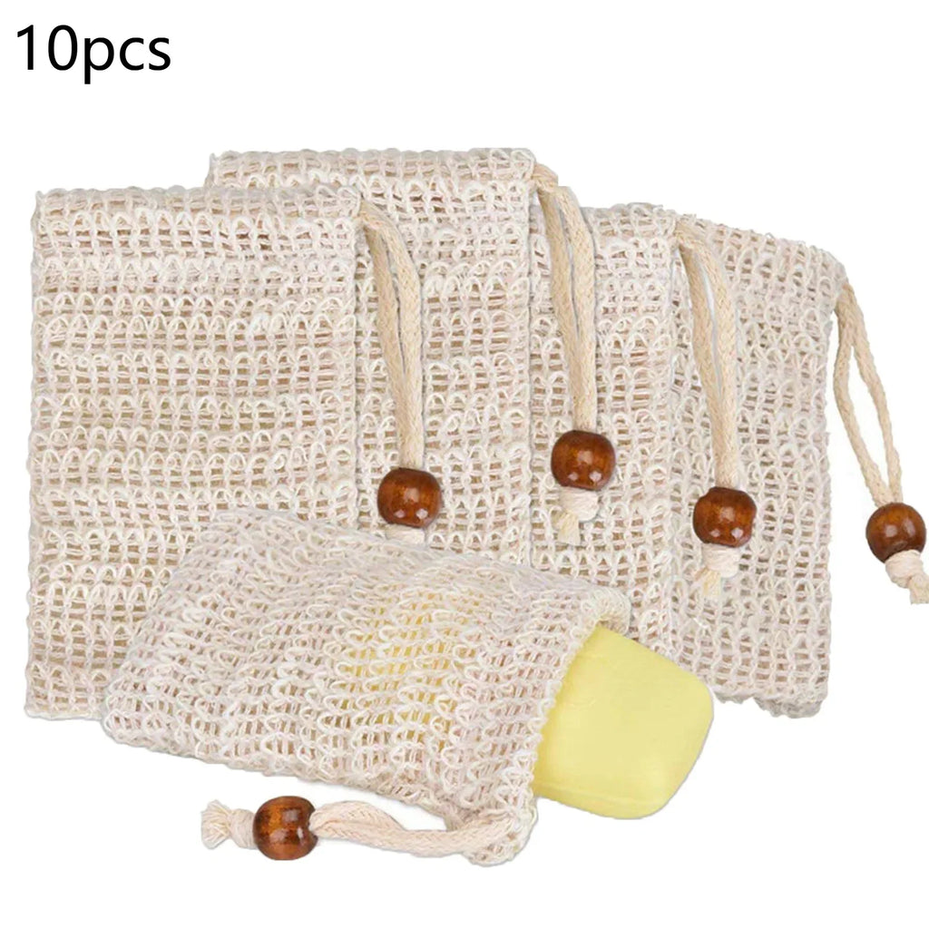 Soap Foaming Net Mesh Bags Bath Washing Tools Body Cleaning Bubble Helper Mesh Deep Cleaning Home Bathroom Supplies