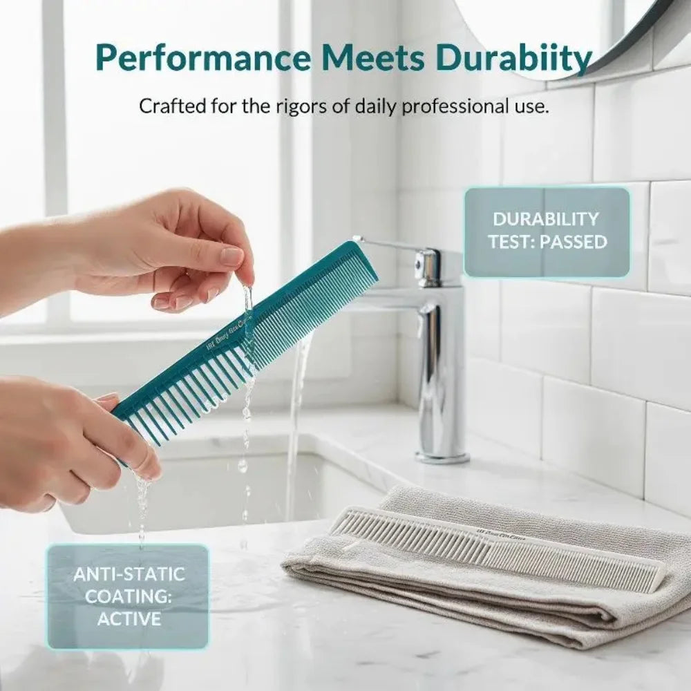Professional Hair Cutting Comb Anti-static Flat Head Cutter Comb FineTooth Haircut Brush Salon Tools Barber Hair Accessories dylinoshop
