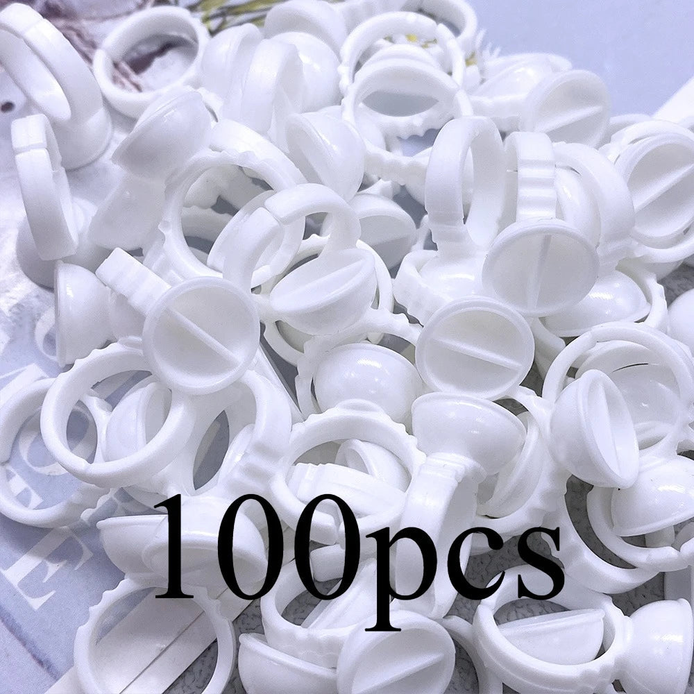 Eyelash Extension Glue Rings, Pack of 100 dylinoshop