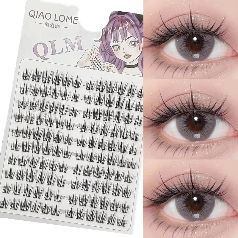 3D Volume Lash Clusters - 90 Bundles, Natural Long Style, DIY Eyelash Extensions dylinoshop