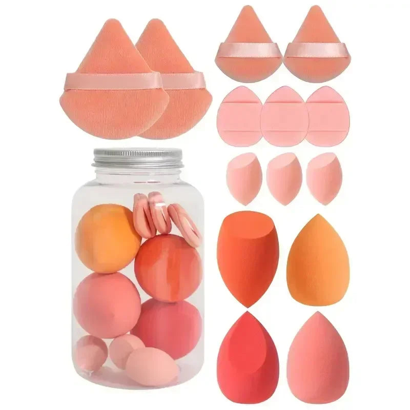 Makeup Sponge Puff Set – 12 or 14-Piece Foundation Blender dylinoshop