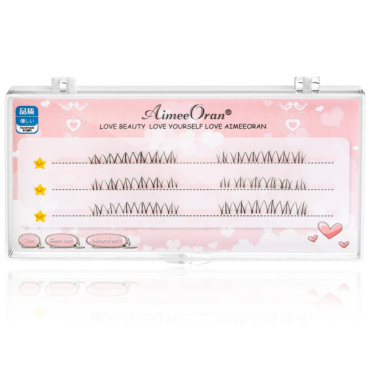 6mm V-Shaped Lower Lash Extensions, Easy Grafting dylinoshop