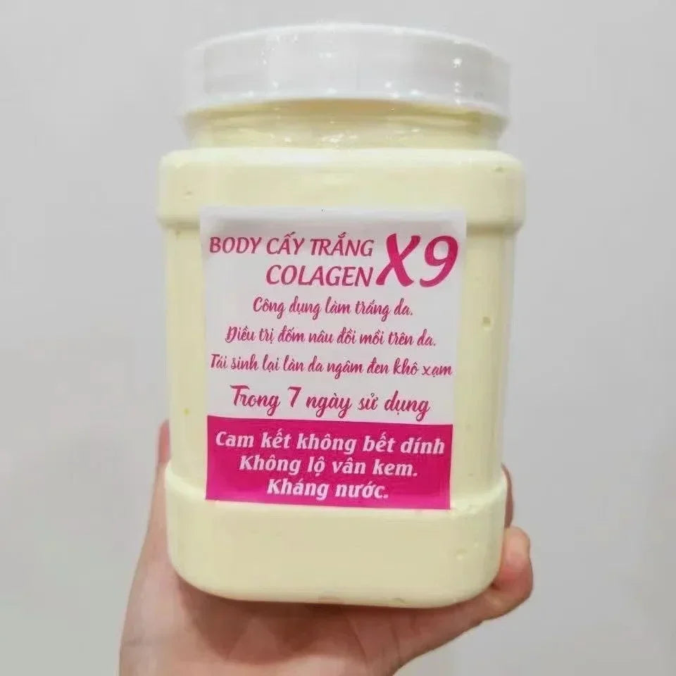 900g Kem Body Cay Trang Colgen X9 Hu Hon, Dụng Cụ Chăm Sóc Cơ Thể Ko Thể Thiếu