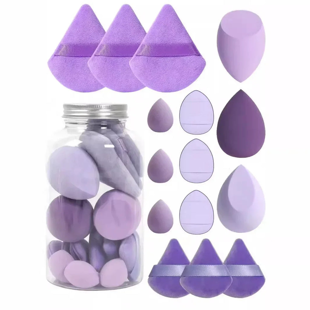 12/15Pcs Makeup Sponge Cosmetic Puff Foundation Sponges Beauty Egg Powder Puffs Women Make Up AccessoriesMakeup Tools