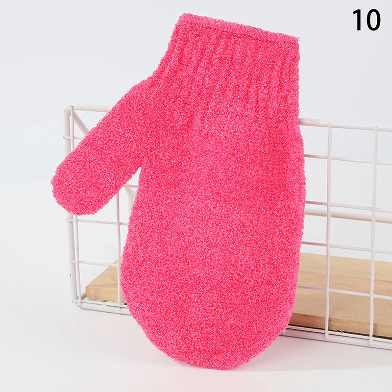 Exfoliating Body Massage Sponge Bath Gloves Skin Bath Shower Wash Cloth Shower Scrubber Back Scrub Moisturizing Spa Skin Gloves