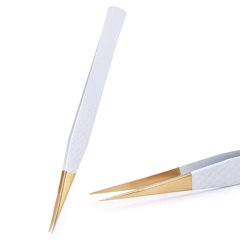 HMQ Beauty Anti-Static Stainless Steel Precision Tweezers dylinoshop