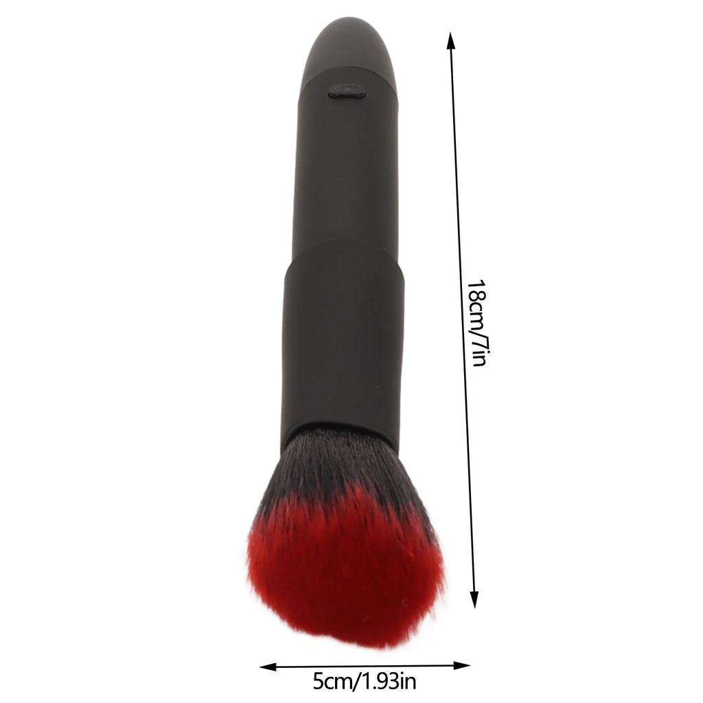 Portable Electric Makeup Brush 10 Gears Rechargeable Adjustable Multifunctional Waterproof Blush Brush for Contouring Highlight