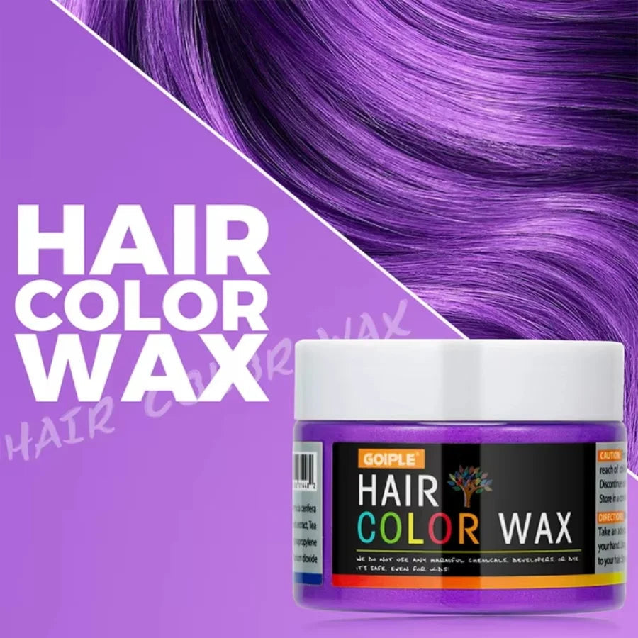 Valentine's Day DIY Hair Dyed Mud Hair Colour Wax Easy To Wash Coloring Cream One-time Hairs Beard and Eyebrows Colour Products dylinoshop