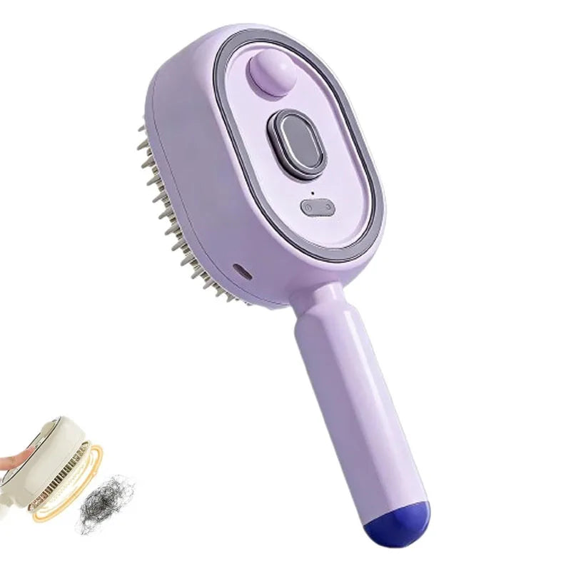 Electric Spray Air Cushions Massage Comb 3 in 1 Self Cleaning Steam Essential Oil Brush Rechargeable Spray Scalp Massager Combs dylinoshop