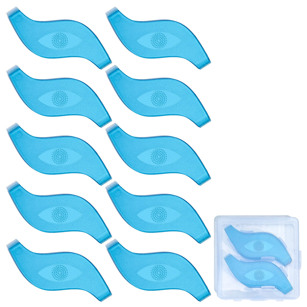 10pcs Makeup Eyelash Brushes Reuseable Plastic Clean Comb S Shape Lashes Lifting Curler Eye Lash Extension Perm Eyelashes Tool