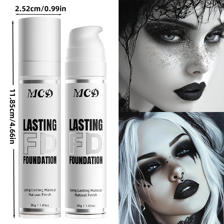 1PC Pure White Liquid Foundation for COS stage Makeup Long-lasting concealer Mixable Pure White Base  Foundation Adjuster Lighte