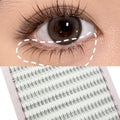 768/60pcs Under Eyelashes Extension Personal EyeLash Professional Makeup Individual Cluster Grafting Fake Lashes False Eyelashes