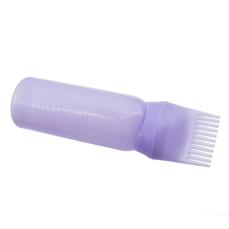 3 Color Salon Hair Oil Applicator Bottle Professional Hairdressing Dyeing Comb Bottles Barbershop Hairdresser Coloring Supplies dylinoshop