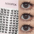 90 Bundles Mink Individual Cluster Lashes 3D Natural Russian Manga Eyelash Extensions DIY Makeup Tool for Women