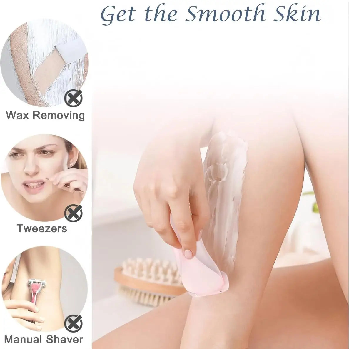 2-in-1 Rechargeable Epilator & Shaver for Women – Body Hair Removal