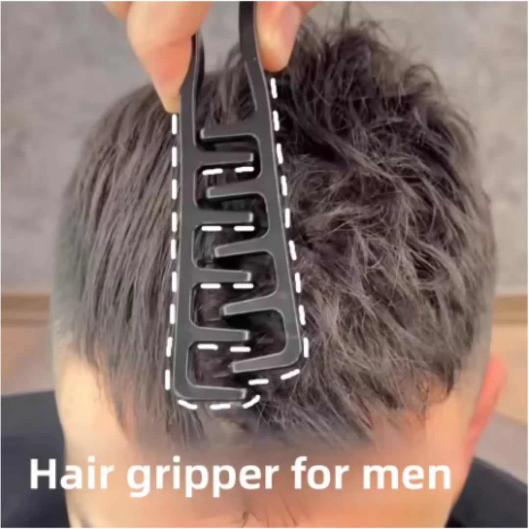 Men's Styling Comb Set, Plastic Material, Portable Small Easy Storage, Hair Grip Define Volume, Travel Office Dorm Use dylinoshop