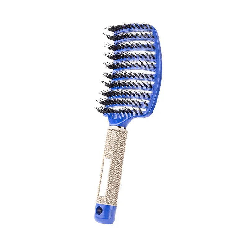 Hair Brush Scalp Massage Comb Hairbrush Boar Bristle Nylon Women Wet Curly Detangle Hair Brush Salon Hairdressing Styling Tool dylinoshop