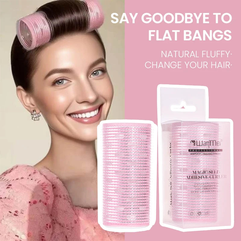 1pcs Hair Rollers Set Curlers No Heat Hair Waver Bangs Self-Adhesive Hair Curlers for Women Makeup Hair Styling Curling Tools dylinoshop