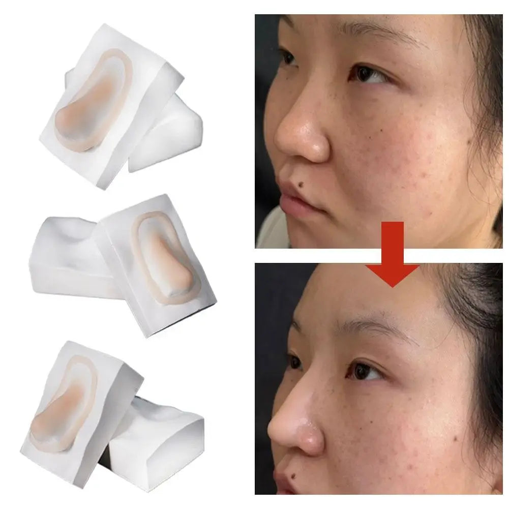 Silicone Fake Nose Cosplay Kit Professional Comic Makeup Special Effects Tools Kit Reusable Silicone Raise Nose Fake Nose Kit