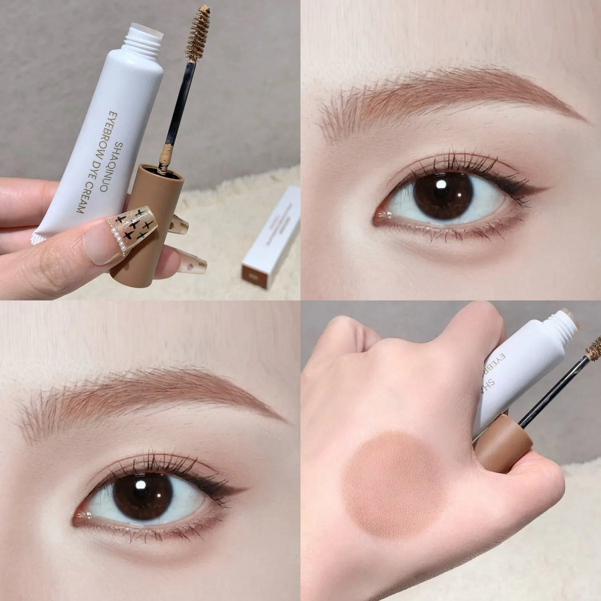 SHAQINUO Eyebrow Tint Gel – Long-Lasting Quick-Dry Brow Dye Cream dylinoshop