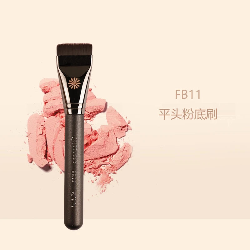 Piccasso Grey Makeup Brush FB11 Flat Head Foundation Brush Soft Fiber Hair Professional Foundation Brush Grooming Brush