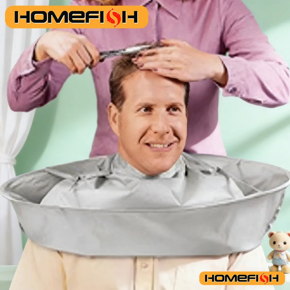 DIY Hair‑Styling Cloak Umbrella Cover Hair‑Styling Cloak Shaving Shield Hair‑Styling Apron Home‑Use Clean Protective Gear dylinoshop