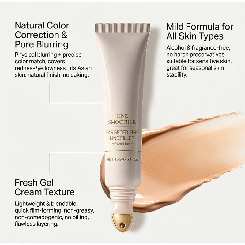 Softening Makeup Primer New Natural Sheer Adherent Lightweight Hydrating Suitable Multiple Skin Types Women's Daily Makeup Base
