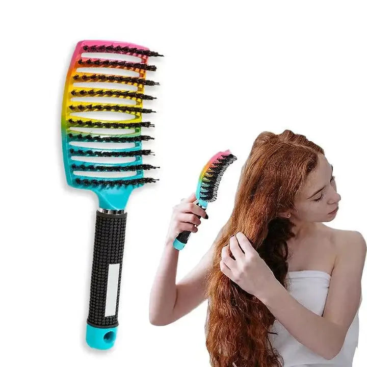 Multi color scalp massage comb, professional wet hair and curly hair styling tool dylinoshop