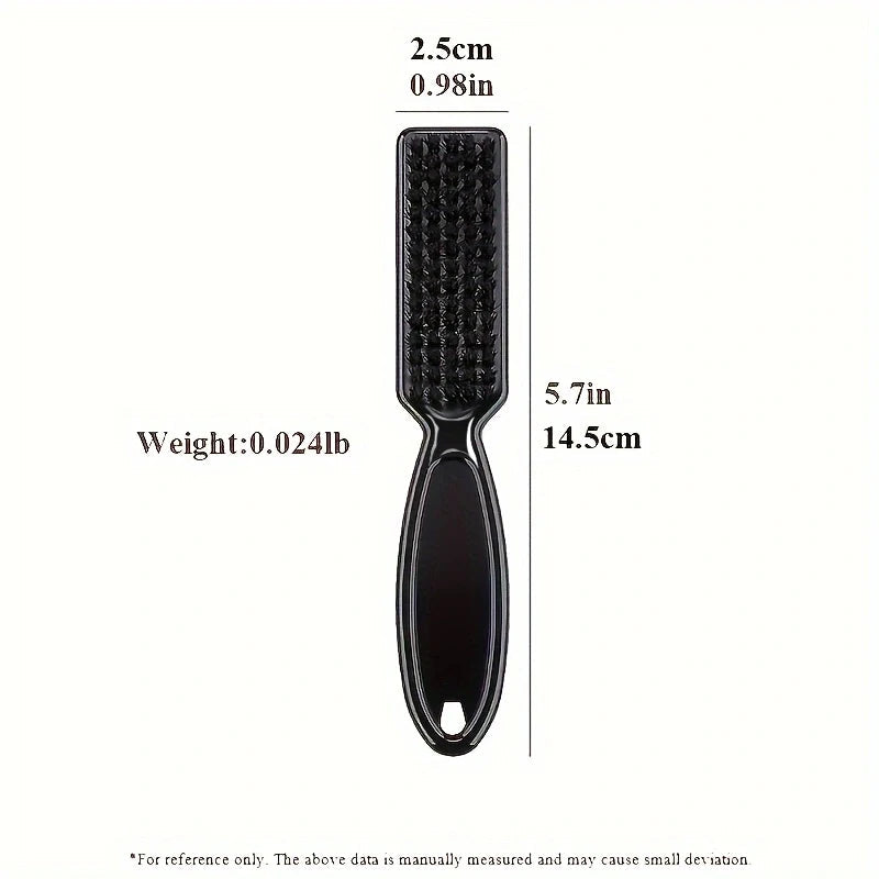 Barber Neck Duster Brush Sets Plastic Handle Hairdressing Soft Hair Cleaning Brush Head Shape Carving Cleaning Brush dylinoshop